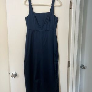 Abercrombie & Fitch Dark Blue Midi Dress